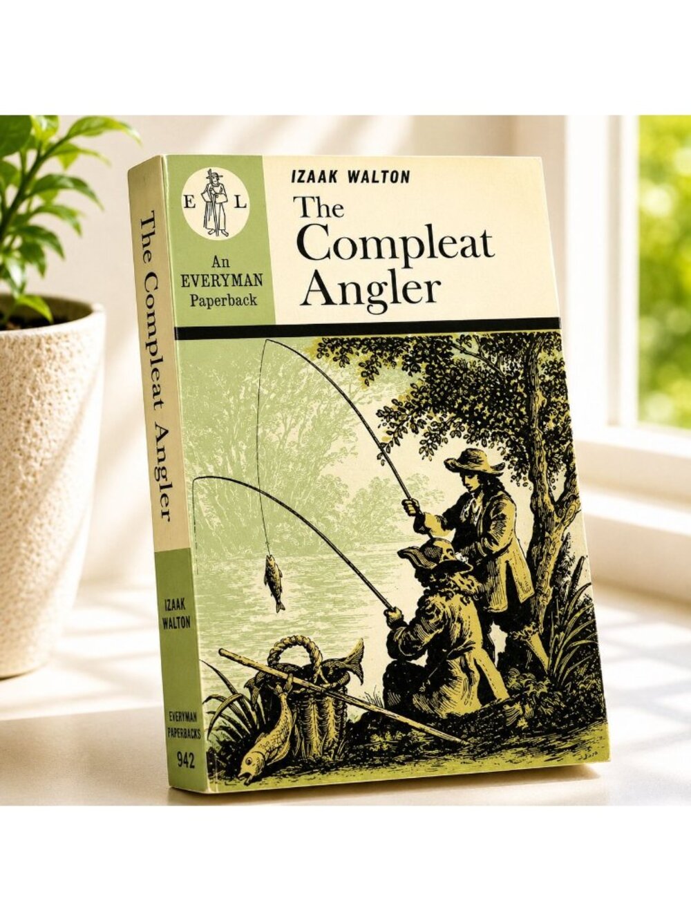 The Compleat Angler By Izaak Walton Everyman Paperback 1970 Edition 942